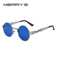 Load image into Gallery viewer, Women Steampunk Sunglasses Men Retro Round Sunglasses Metal Sun glasses Men Oculos De Sol UV400