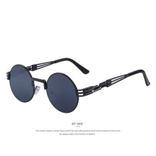 Load image into Gallery viewer, Women Steampunk Sunglasses Men Retro Round Sunglasses Metal Sun glasses Men Oculos De Sol UV400