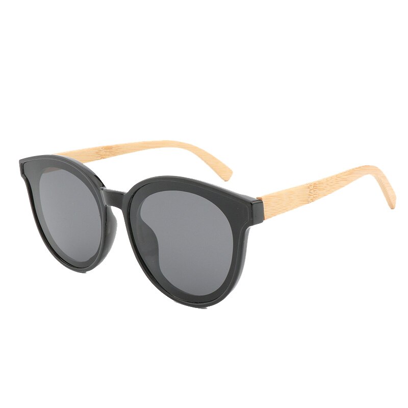 Women Sun Glasses Original  Natural Bamboo  Wood  Wrap  PC Frame 2023  Polarized   Oculos De Sol Femininol  Female