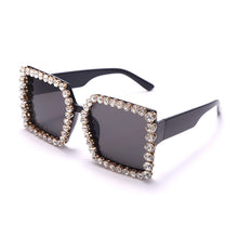 Load image into Gallery viewer, Women Sunglasses 2023 Square Oversized Sun Glasses Female  Rhinestone Vintage Sunglasses  Gafas De Sol