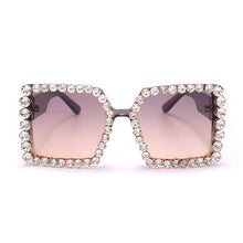 Load image into Gallery viewer, Women Sunglasses 2023 Square Oversized Sun Glasses Female  Rhinestone Vintage Sunglasses  Gafas De Sol