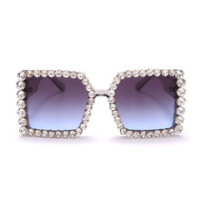 Load image into Gallery viewer, Women Sunglasses 2023 Square Oversized Sun Glasses Female  Rhinestone Vintage Sunglasses  Gafas De Sol