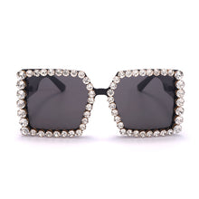 Load image into Gallery viewer, Women Sunglasses 2023 Square Oversized Sun Glasses Female  Rhinestone Vintage Sunglasses  Gafas De Sol