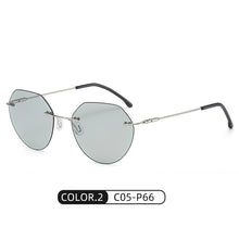 Carica l&#39;immagine nel visualizzatore di Gallery, Women Sunglasses Men Classic Photochromic Polarized UV400 Yellow Lens Driver Night Driving Sports Eyewear For Male 114