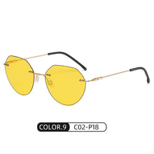 Carica l&#39;immagine nel visualizzatore di Gallery, Women Sunglasses Men Classic Photochromic Polarized UV400 Yellow Lens Driver Night Driving Sports Eyewear For Male 114