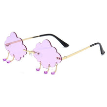 Load image into Gallery viewer, Women Sunglasses Personalized Rimless Sunglasses For Women Vintage Retro Glasses Female Unisex Steampunk Cloud Style CH4
