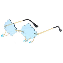 Load image into Gallery viewer, Women Sunglasses Personalized Rimless Sunglasses For Women Vintage Retro Glasses Female Unisex Steampunk Cloud Style CH4