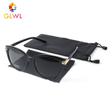 Carica l'immagine nel visualizzatore di Gallery, Women Sunglasses Polarized 2023 High Quality Female Eyewear Vintage Cat Eye Sun Glasses Girls  Driving Shade For Ladies