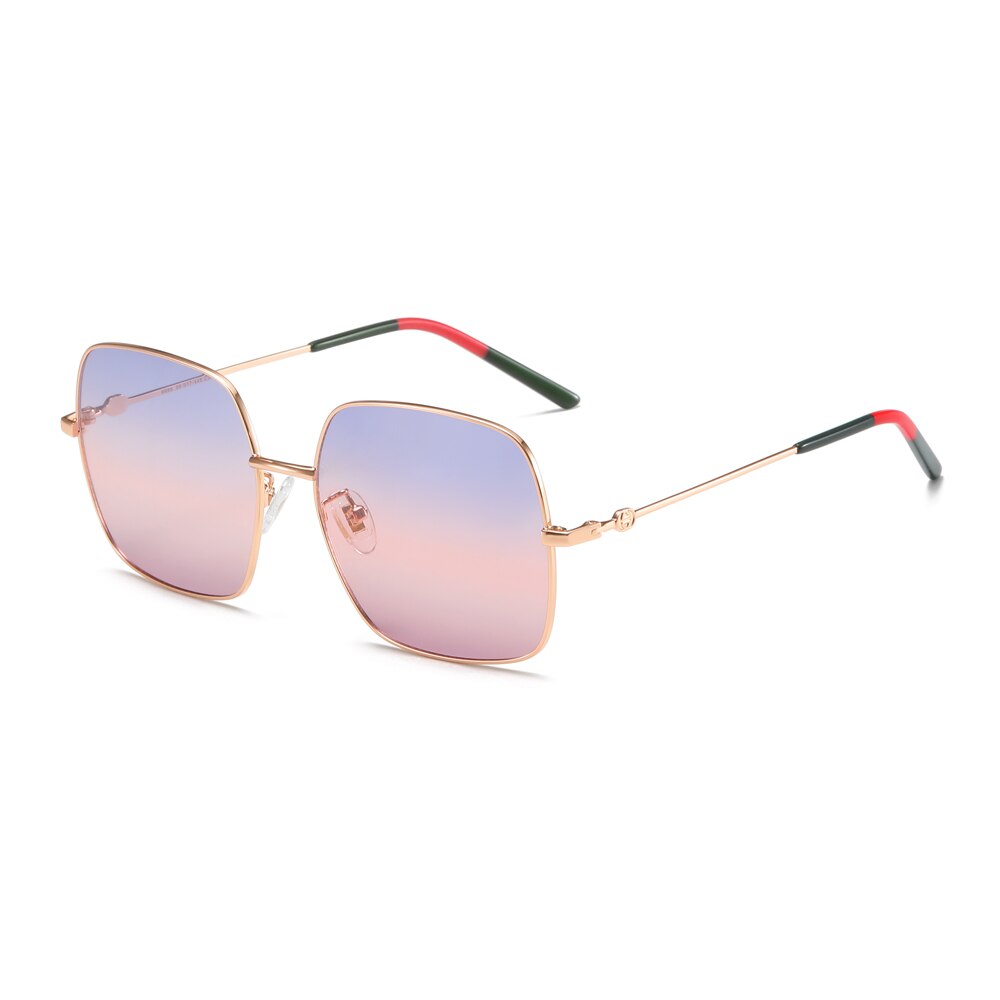 Occhiali da sole da donna polarizzati UV400 lenti sfumate cristallo da donna unisex designer di marca occhiali da sole occhiali da donna 9865 