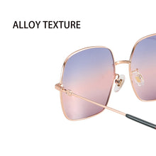 Carica l&#39;immagine nel visualizzatore di Gallery, Occhiali da sole da donna polarizzati UV400 lenti sfumate cristallo da donna unisex designer di marca occhiali da sole occhiali da donna 9865 