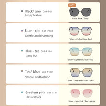 Carica l&#39;immagine nel visualizzatore di Gallery, Occhiali da sole da donna polarizzati UV400 lenti sfumate occhiali da sole occhiali da donna in cristallo retrò in lega per donna S308