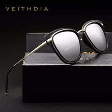 Load image into Gallery viewer, Women Sunglasses Polarized UV400 Lens  Crystal Ladies Brand Designer Cat Eye Sun Glasses Eyewear For Female V3038