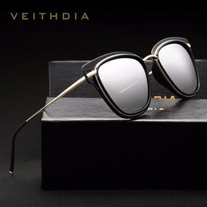 Women Sunglasses Polarized UV400 Lens  Crystal Ladies Brand Designer Cat Eye Sun Glasses Eyewear For Female V3038