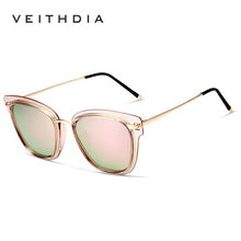 Load image into Gallery viewer, Women Sunglasses Polarized UV400 Lens  Crystal Ladies Brand Designer Cat Eye Sun Glasses Eyewear For Female V3038