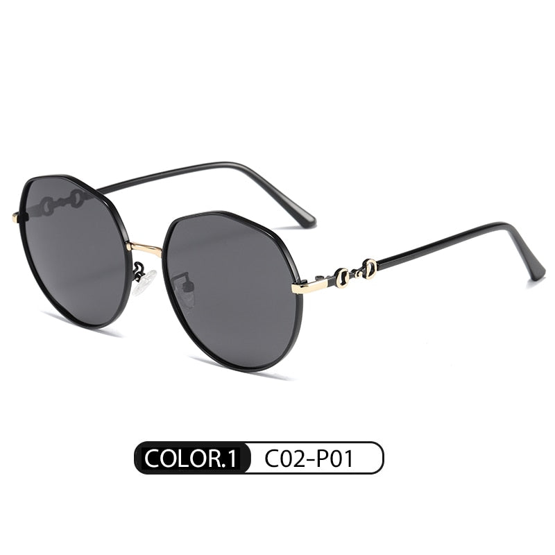 Women Sunglasses Polarized UV400 Lens Retro  Crystal Ladies Brand Designer Sun Glasses Eyewear For Female S313