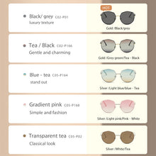 Carica l&#39;immagine nel visualizzatore di Gallery, Women Sunglasses Polarized UV400 Lens Retro  Crystal Ladies Brand Designer Sun Glasses Eyewear For Female S313