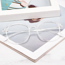 Load image into Gallery viewer, Women TR90 Ultralight Round Retro Full Frame Glasses Optical Myopia Glasses Transparent Frame Prescription Glasses Frame 8019