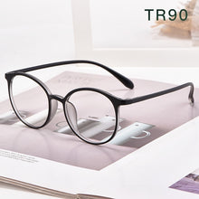 Load image into Gallery viewer, Women TR90 Ultralight Round Retro Full Frame Glasses Optical Myopia Glasses Transparent Frame Prescription Glasses Frame 8019