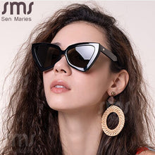 Load image into Gallery viewer, Women Trendy Cat Eye Sunglasses Vintage Sun Glasses Men Geometry Shades UV400 Ladies Eyewear Gafas De Sol