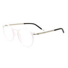 Load image into Gallery viewer, Women Vintage Round Eyeglass Frames Men lightweight Glasses Frames Full Rim TR Meta TR Tortoise Grey Red Clear Eyeglasses Frames