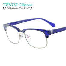 Load image into Gallery viewer, Women Vintage TR90 Small Eyeglasses Frame Man Square Full Rim Lightweight Colourful Glasses For Myopia Multifocal Lenses