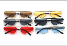Load image into Gallery viewer, Women Cat eye shade sunglasses brand woman vintage retro triangular cateye glasses oculos feminino sunglasses Sexy