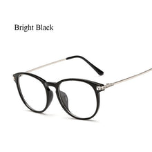 Load image into Gallery viewer, Women men Round Glasses frame Female Brand Designer gafas De Sol Spectacle Plain Glasses Gafas eyeglasses eyewear for women men