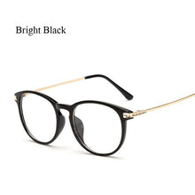 Load image into Gallery viewer, Women men Round Glasses frame Female Brand Designer gafas De Sol Spectacle Plain Glasses Gafas eyeglasses eyewear for women men