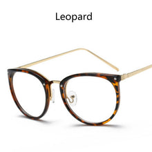 Carica l&#39;immagine nel visualizzatore di Gallery, Women&#39;s  Fashion Eyeglasses Frame Oversized Cat Eye Glasses Frame Clear Lens Eyeglass Black Frame  Reading Glasses UV400