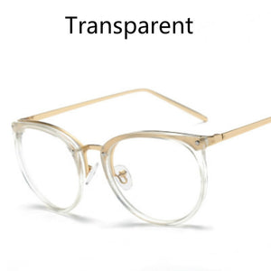 Women's  Fashion Eyeglasses Frame Oversized Cat Eye Glasses Frame Clear Lens Eyeglass Black Frame  Reading Glasses UV400