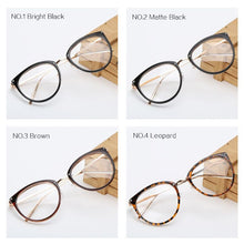 Carica l&#39;immagine nel visualizzatore di Gallery, Women&#39;s  Fashion Eyeglasses Frame Oversized Cat Eye Glasses Frame Clear Lens Eyeglass Black Frame  Reading Glasses UV400