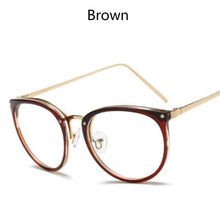 Carica l&#39;immagine nel visualizzatore di Gallery, Women&#39;s  Fashion Eyeglasses Frame Oversized Cat Eye Glasses Frame Clear Lens Eyeglass Black Frame  Reading Glasses UV400