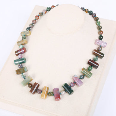 Collana da donna colorata in giada arcobaleno, collana di gioielli, fascino femminile, pietra preziosa, smeraldo, coppia, collana, girocollo, farfalla, angelo punk 