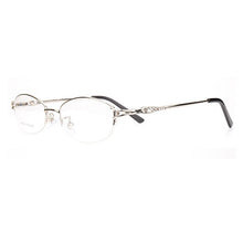Load image into Gallery viewer, Women&#39;s Diamonds Myopia Glasses Frame, Female Ultra-light Optical Frames Metal Half-frame Prescription Eyewear frame