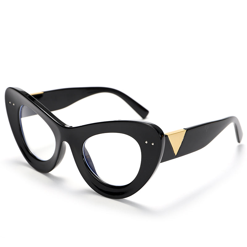 Women's Cat Eye Glasses 2023 Cat Eye  Brand Designer Ladies Flexible Optical Eyeglasses Frame  Eyewear UV400