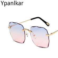 Load image into Gallery viewer, Women&#39;s Rimless Sunglasses Female Big Frame Sunglasses