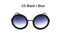 Load image into Gallery viewer, Women's Oversize Big Sunglasses Pink Colorful Crystal Stones Shades for Woman Designer Extra Sun Glasses Clear Frame