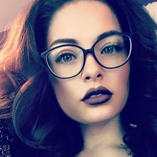 Load image into Gallery viewer, Women&#39;s Spectacle Glass frame Anti Blue Rays Blue Light Blocking Female Clear Lens Girls Nerd Black Red Optical Eyeglasses Frame