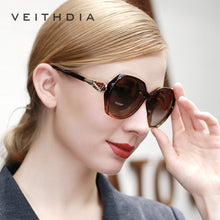 Carica l&#39;immagine nel visualizzatore di Gallery, Women&#39;s Sunglasses VEITHDIA TR90 Brand  Sun glasses Polarized UV400 Lens  Ladies  Sunglasses Eyewear For Women