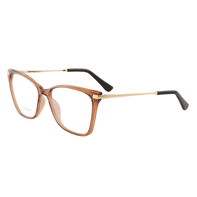 Women's Ultralight Cat-Eye Glasses Frame Anti-Blue Light Computer Decoration Glasses Frame Myopia Optical Glasses Frame TR7017