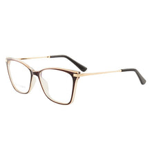 Load image into Gallery viewer, Women&#39;s Ultralight Cat-Eye Glasses Frame Anti-Blue Light Computer Decoration Glasses Frame Myopia Optical Glasses Frame TR7017