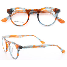 Carica l&#39;immagine nel visualizzatore di Gallery, Women small Round Eyeglass Frame Men Optical Glasses frames Tortoise Shell Prescription Spectacles Brown Orange Retro Eyewear