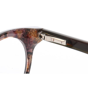 Women small Round Eyeglass Frame Men Optical Glasses frames Tortoise Shell Prescription Spectacles Brown Orange Retro Eyewear