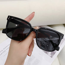 Load image into Gallery viewer, Womens Retro White Square Sunglasses 2023 90s Unisex Summer goggles Gradient Oversized Glasses  Brand Shades For Women