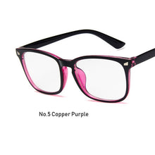 Load image into Gallery viewer, Womens Sexy Vintage UV400 Spectacle Square Glasses Frame Computer Gaming Clear Lens Anti-UV Anti Blue Light Rivet Eyeglasses