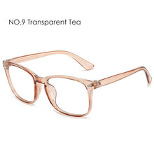 Load image into Gallery viewer, Womens Sexy Vintage UV400 Spectacle Square Glasses Frame Computer Gaming Clear Lens Anti-UV Anti Blue Light Rivet Eyeglasses