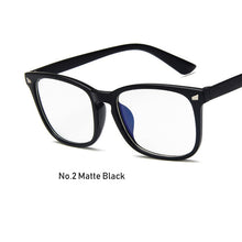 Load image into Gallery viewer, Womens Sexy Vintage UV400 Spectacle Square Glasses Frame Computer Gaming Clear Lens Anti-UV Anti Blue Light Rivet Eyeglasses