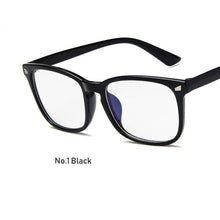 Load image into Gallery viewer, Womens Sexy Vintage UV400 Spectacle Square Glasses Frame Computer Gaming Clear Lens Anti-UV Anti Blue Light Rivet Eyeglasses