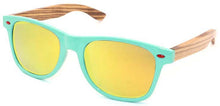 Load image into Gallery viewer, Wood Arms Sunglasses for Women Men Oval Wooden Sunglasses Original Wood Sun Glasses gafas Gafas de sol