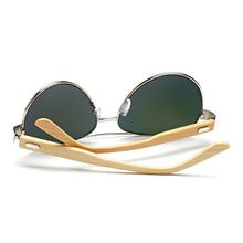 Load image into Gallery viewer, Wood Bamboo pilot Sunglasses Men Wooden metal Women pilot Brand Designer Mirror Original Sun Glasses drive retro de sol